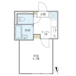 フェリーチェ北千住の物件間取画像